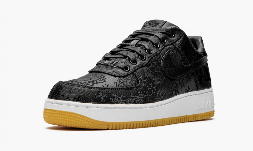 Air force 1 on sale clot black