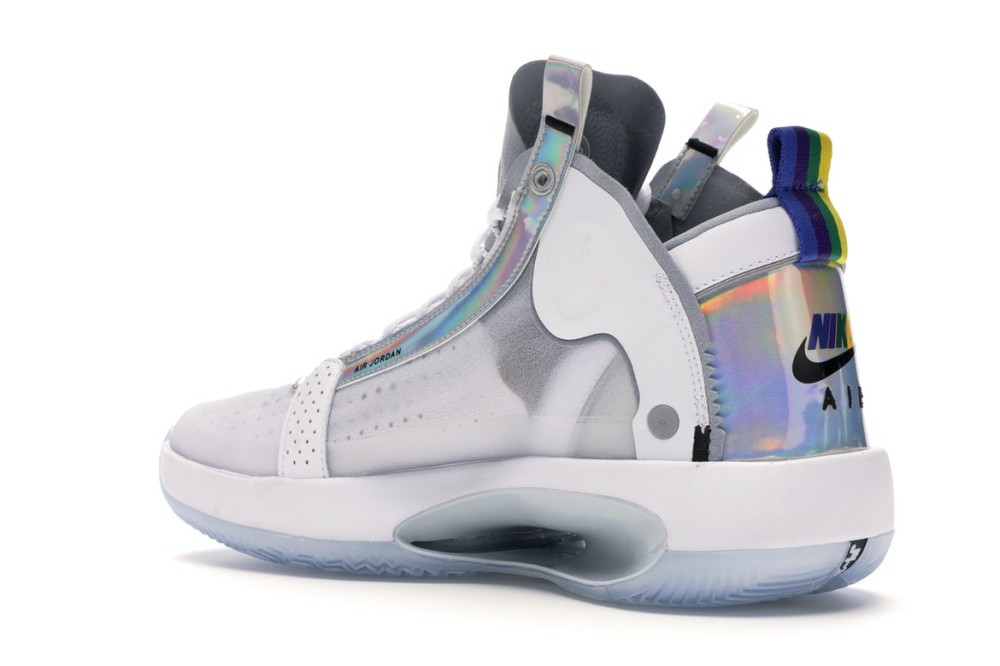 jordan xxxiv white metallic silver