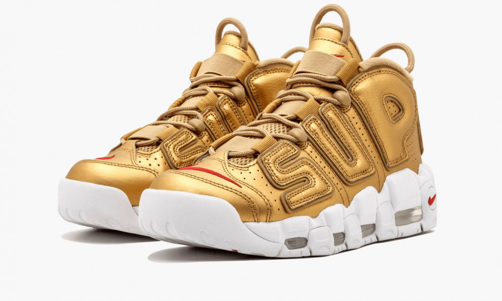 Air more uptempo 2025 supreme suptempo gold