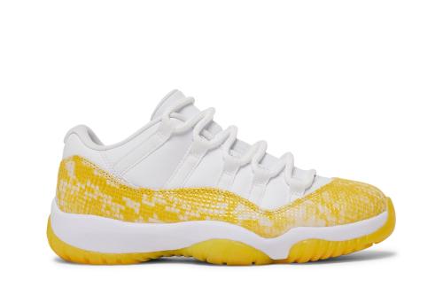 Wmns Air Jordan 11 Low 'Yellow Snakeskin'