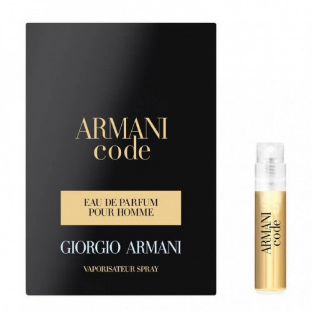 armani code for men sample