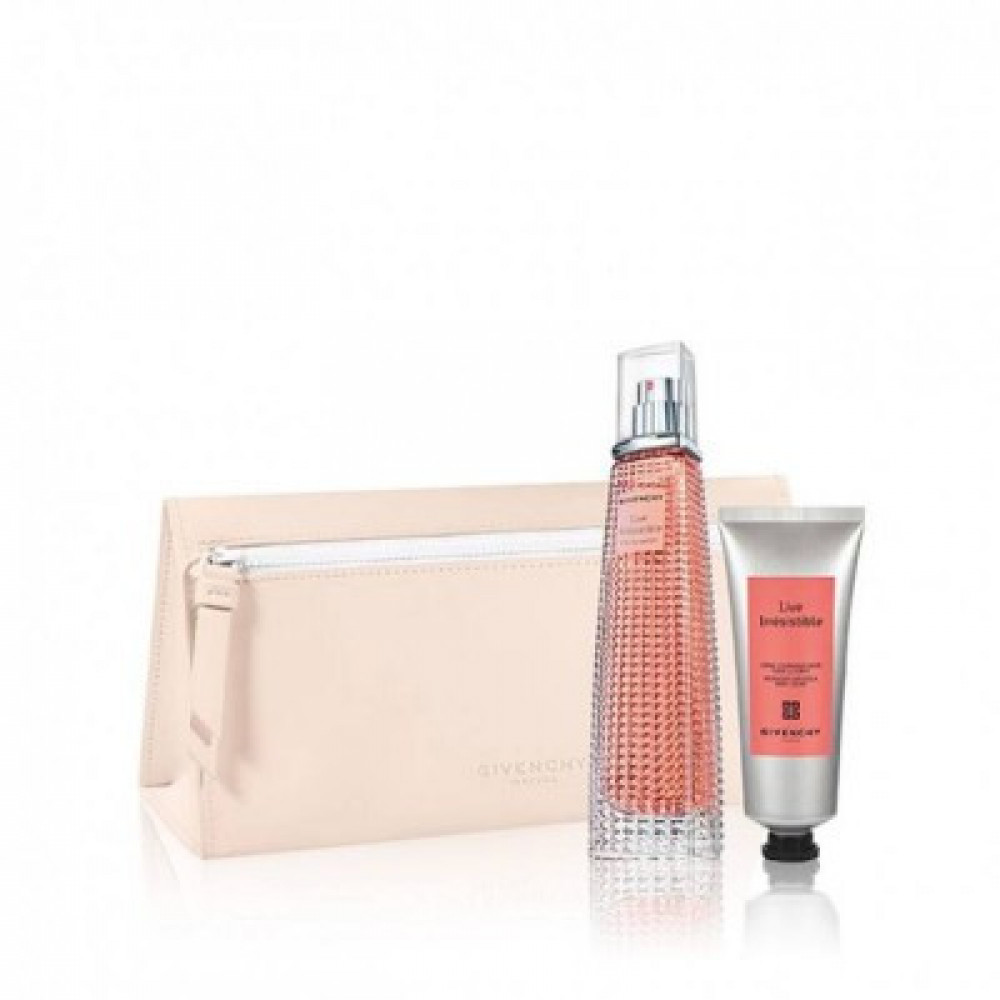Givenchy Liv Irresistible Gift Set - Eau de Parfum 75ml + Body Lotion 75ml  + Small Bag for Women - BB Cute is a specialized store in beauty, care,  perfumes and baby care
