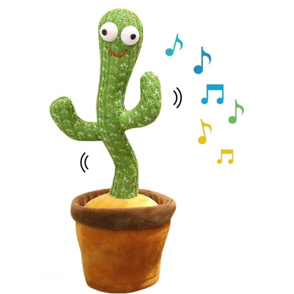 cute talking and dancing cactus