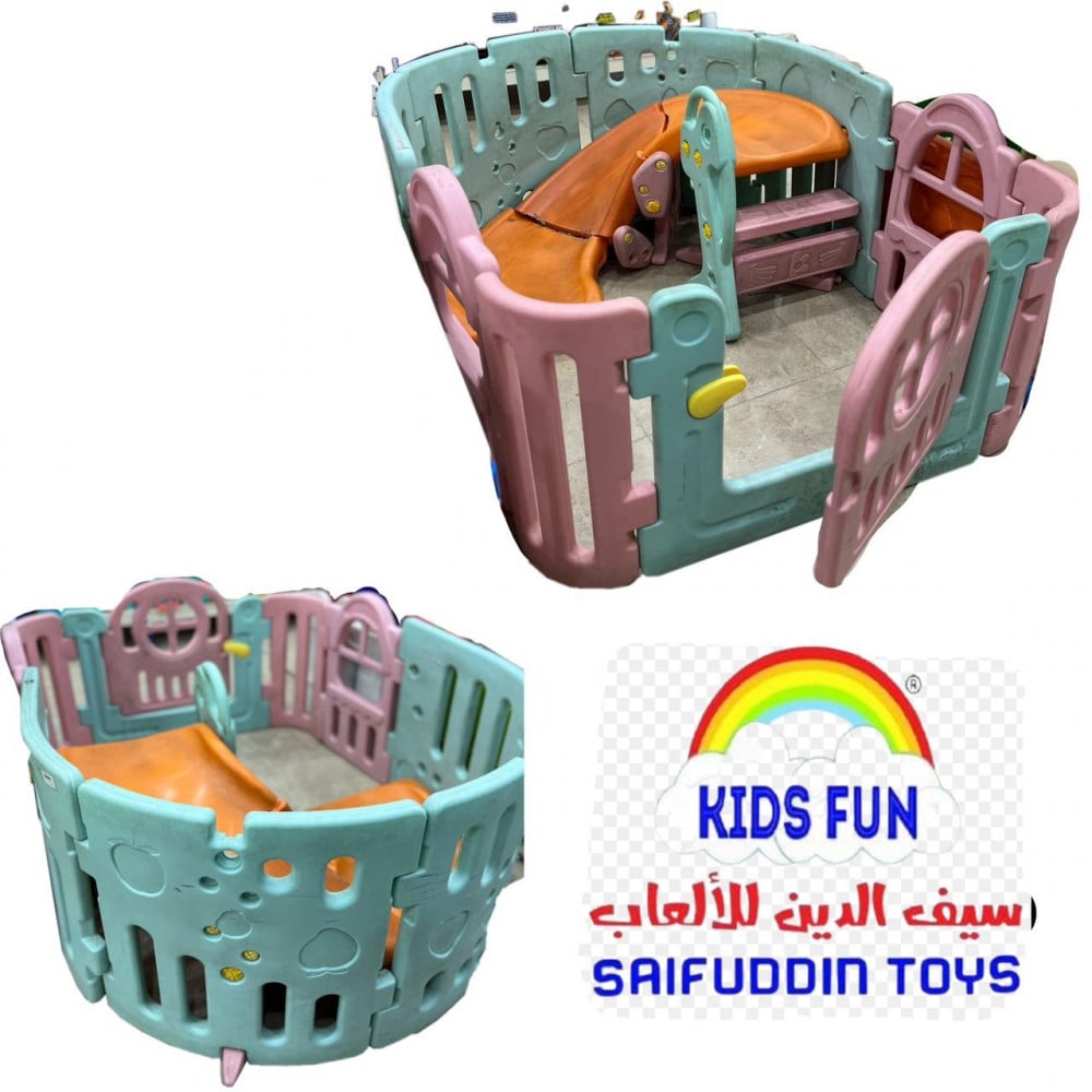fence with slide متجر سيف الدين لالعاب الاطفال
