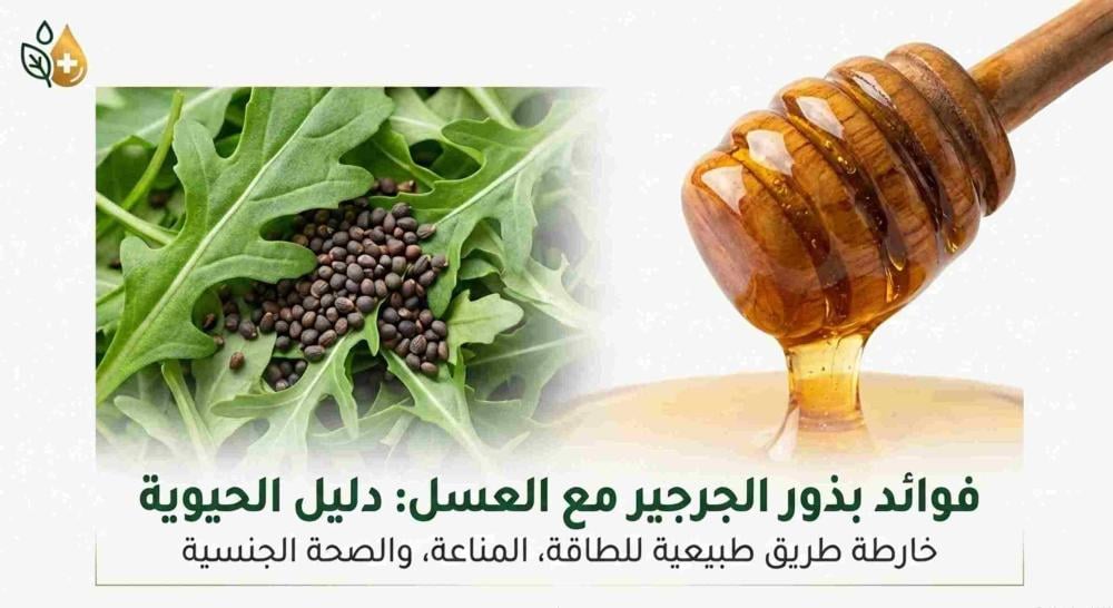 فوائد بذور الجرجير مع العسل