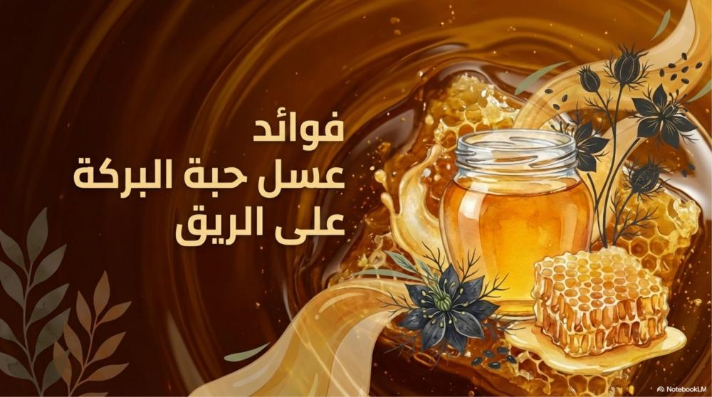فوائد عسل حبة البركة على الريق