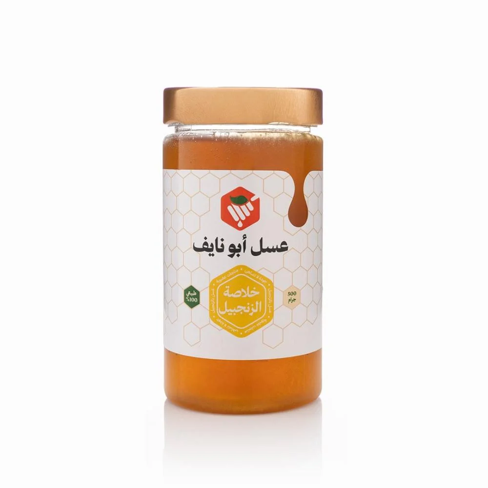 عسل مع خلاصة الزنجبيل