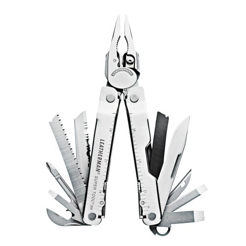 عدة ليثر مان SUPER TOOL فضي