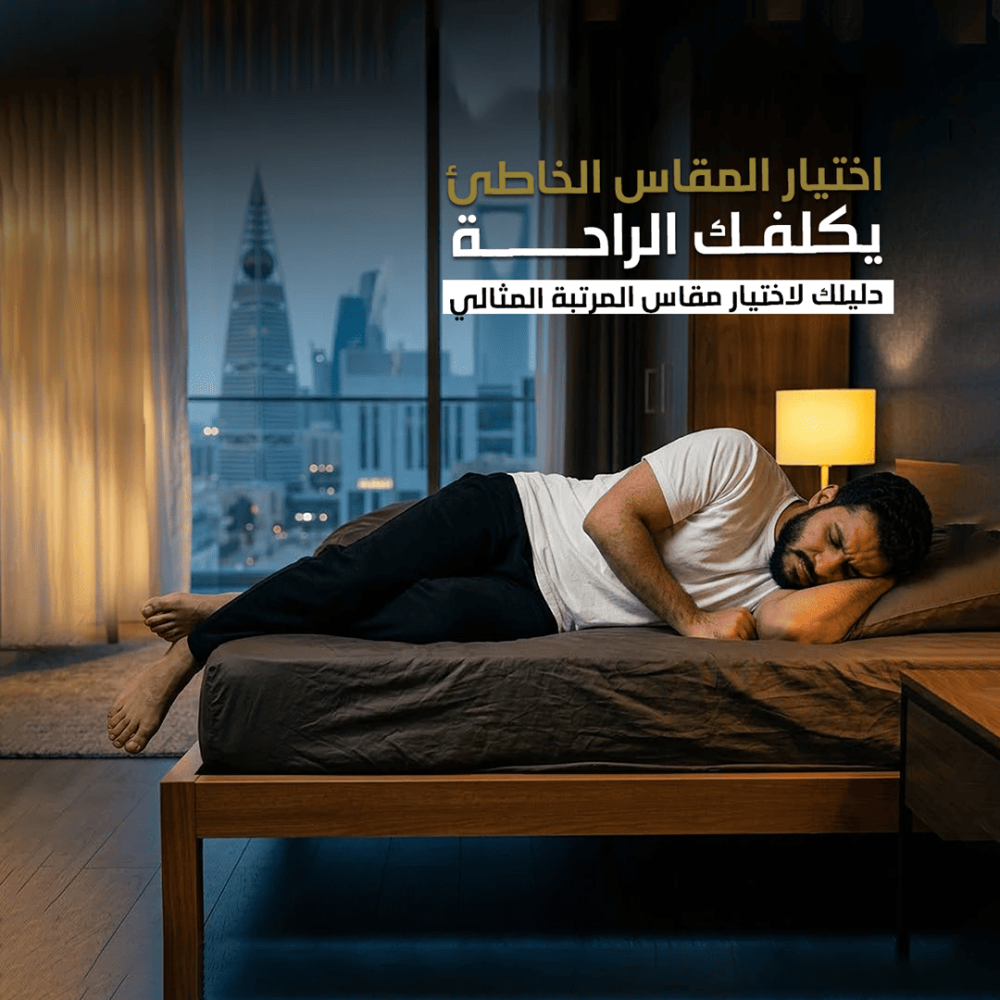 دليلك لاختيار مقاس المرتبة المثالي