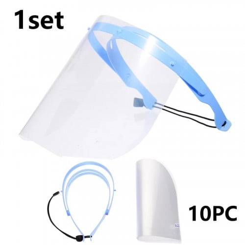 Face Shield 1Frame/10Shields