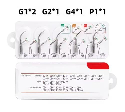 tips of ultrasonic scaler