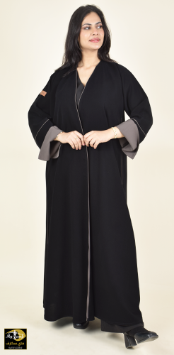 عبايه قماش سيراميك كم بيج ماي سكارف