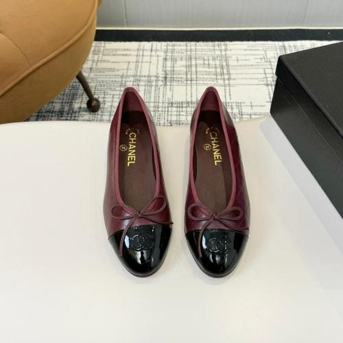 باليرينا شانيل عنابي Chanel