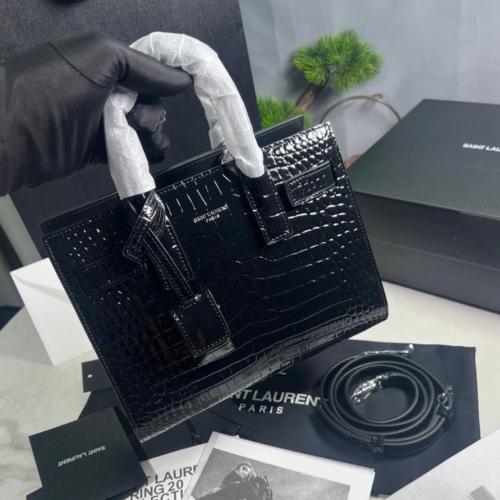 شنطة سان لوران YSL Sac de Jour crocodile