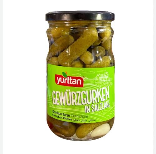 مخلل خيار صغير - تركي مستورد yurttan - 330g