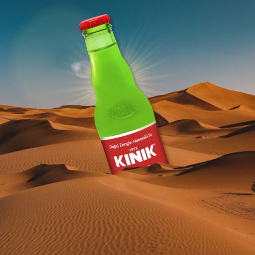 مياه معدنية غازية طبيعية تركية kinik مستوردة.