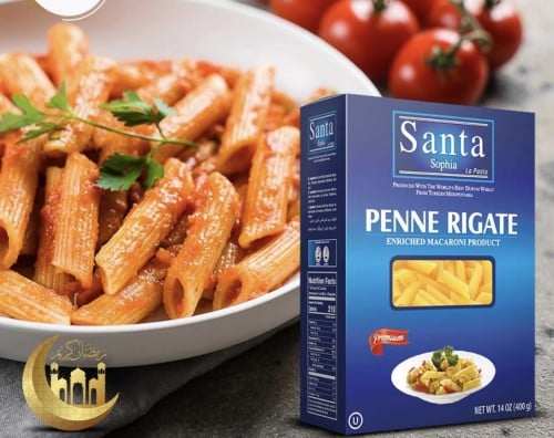 معكرونة santa تم إنتاجه باستخدام أفضل أنواع القمح...