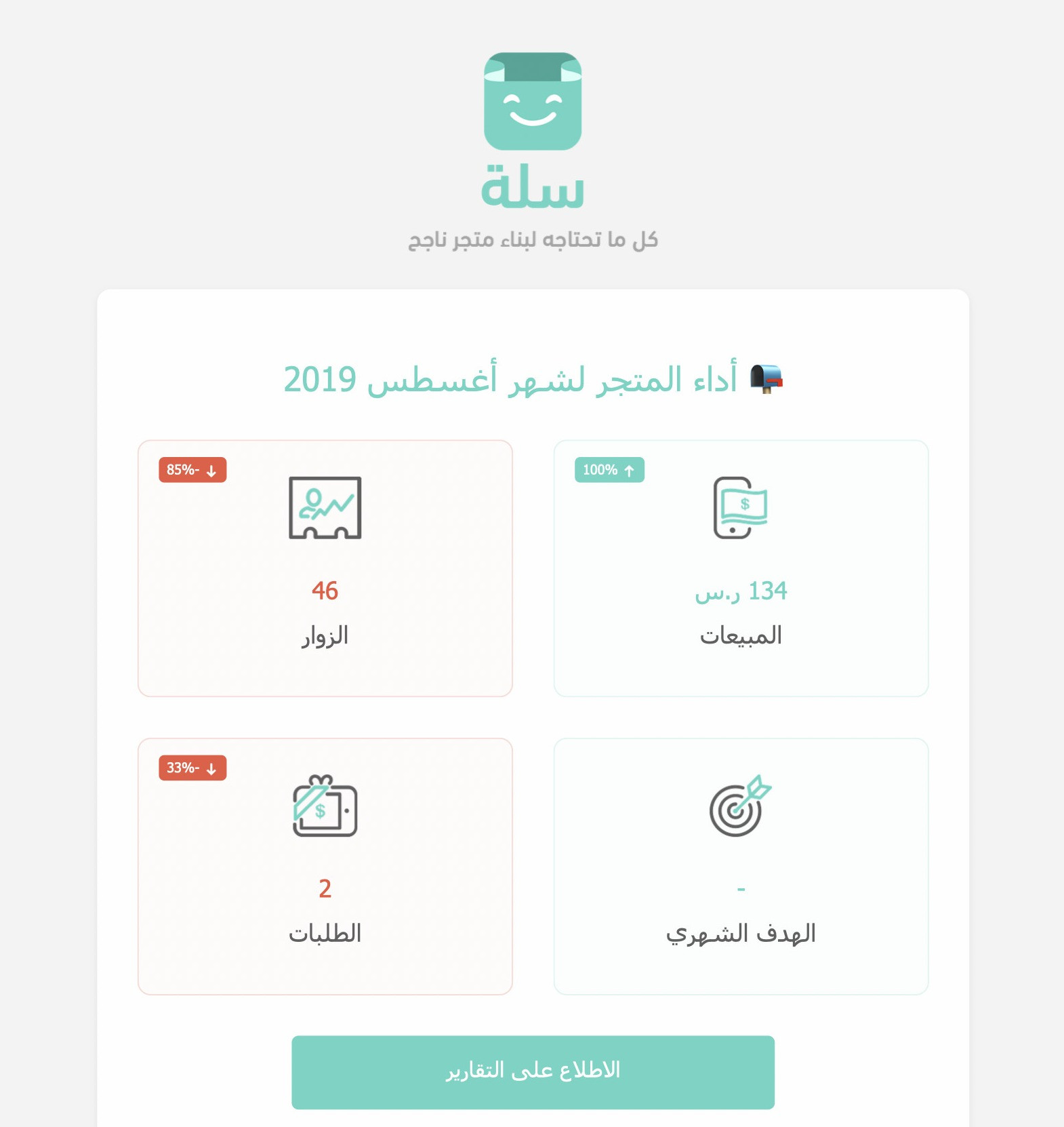 📈 التقرير الشهري