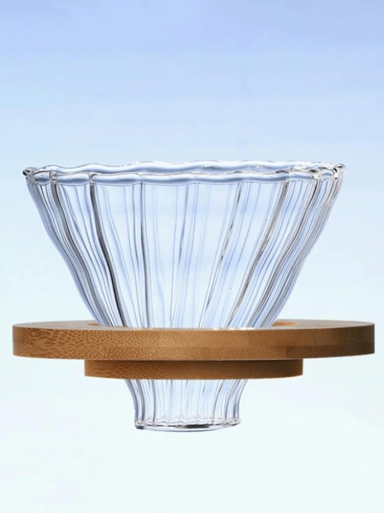 طقم صانع القهوة المصفاة