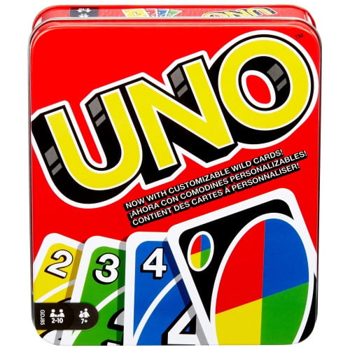 لعبة اونو UNO علبة معدنية