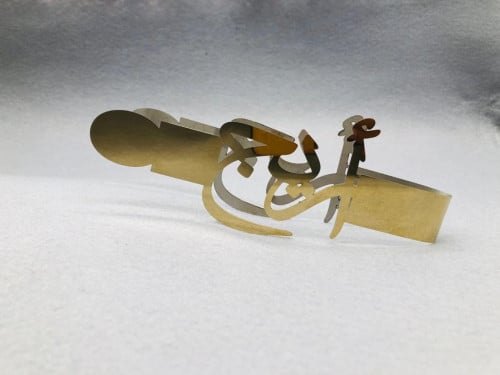 ملقاط أريج . ستيل ذهبي موديل 02