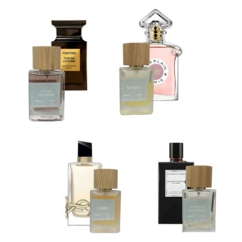 بكج 4 انواع عطور + بكج 2 معطرات