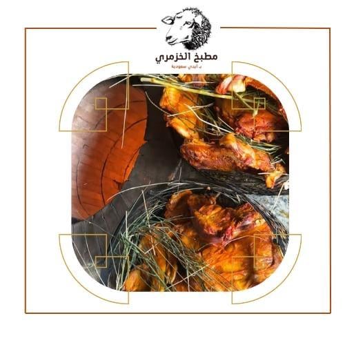 نص ذبيحه مطبوخه مع سلطه وطحينه