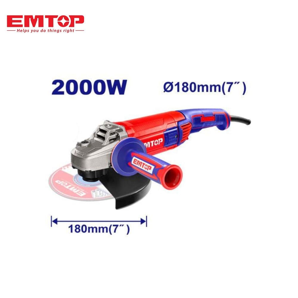 صاروخ زاوية EMTOP 2000 واط – قوة عالية ودقة في القطع والصنفرة