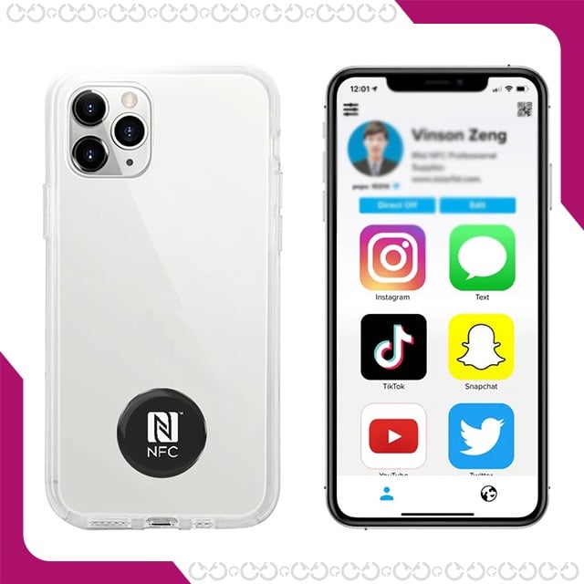 حلقة NFC ذكية لنقل البيانات بطريقة آمنة وفعالة
