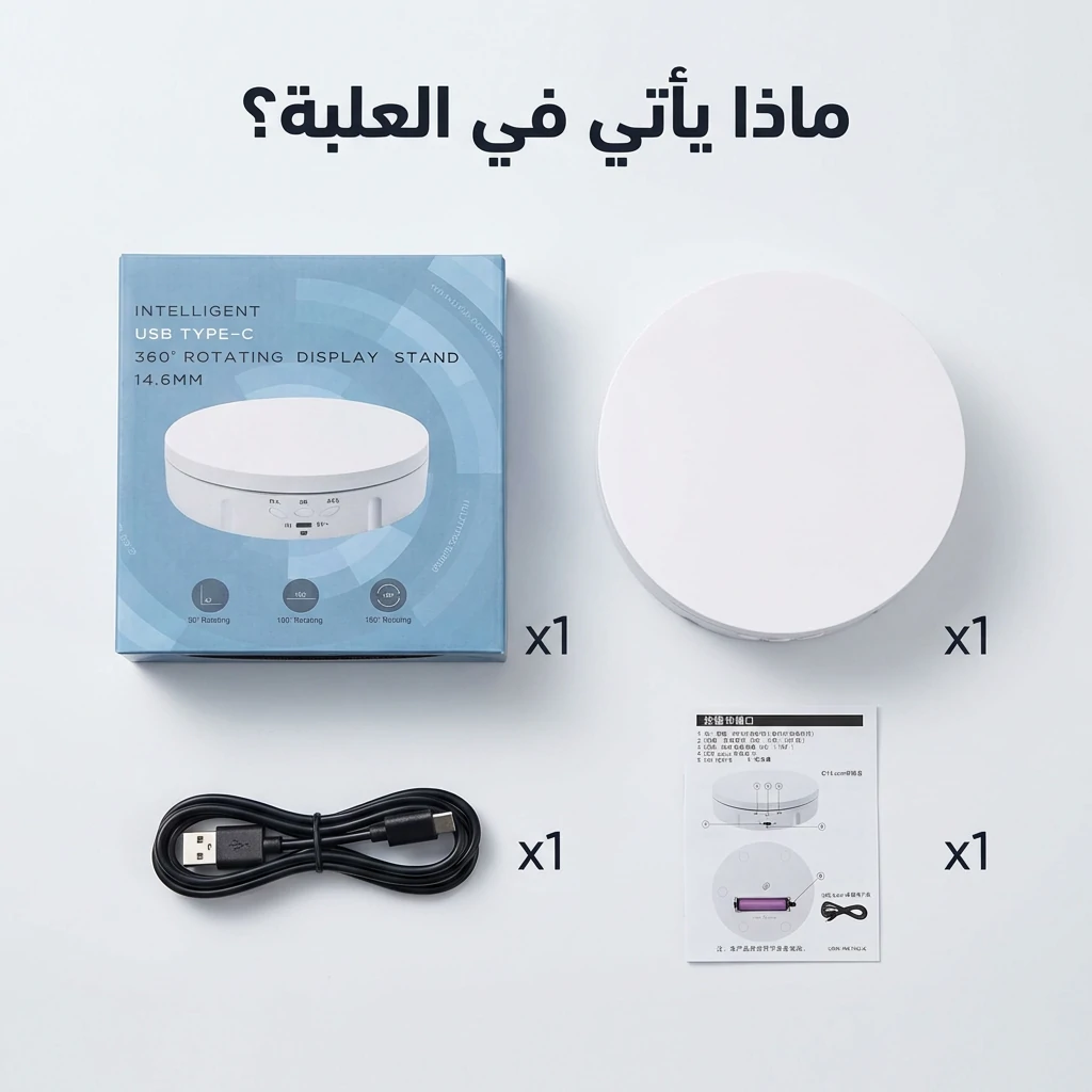 ميني ماجيك - القاعدة الدوارة 360 درجة بمقاس 14 سنتمتر