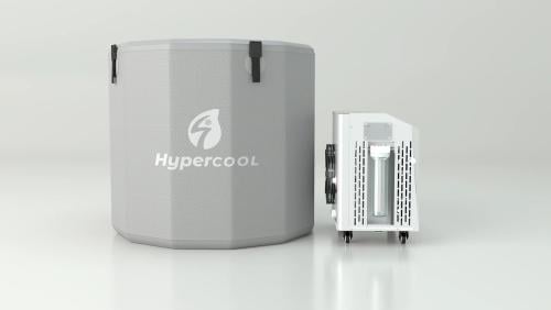حوض ثلج رياضي برميل - مبرد 3500 رمادي