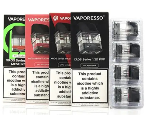 بودات كروس اكسروس من فابريسو - 4 بودات - Vaporesso XROS Pods 4 pcs