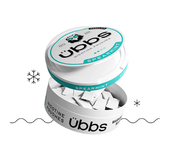 Ergonomics اوبس اظرف نيكوتين نعناع ÜBBS SPEARMINT NICOTINE POUCHES