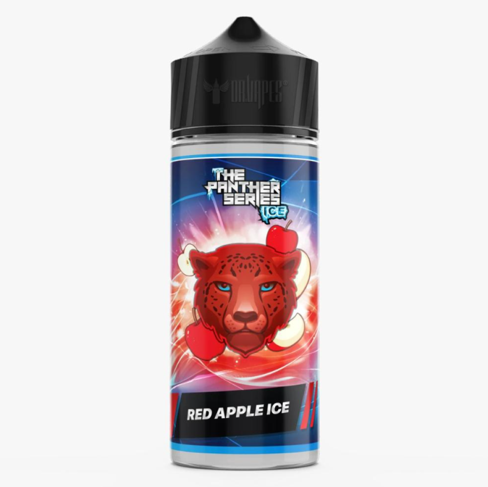 Dr. Vape Panther Red Apple Ice Flavor 120ml THE PANTHER SERIES ICE RED  APPLE ICE - Vape Saudi Arabia - Original Devices Flavors - ZERO Vape