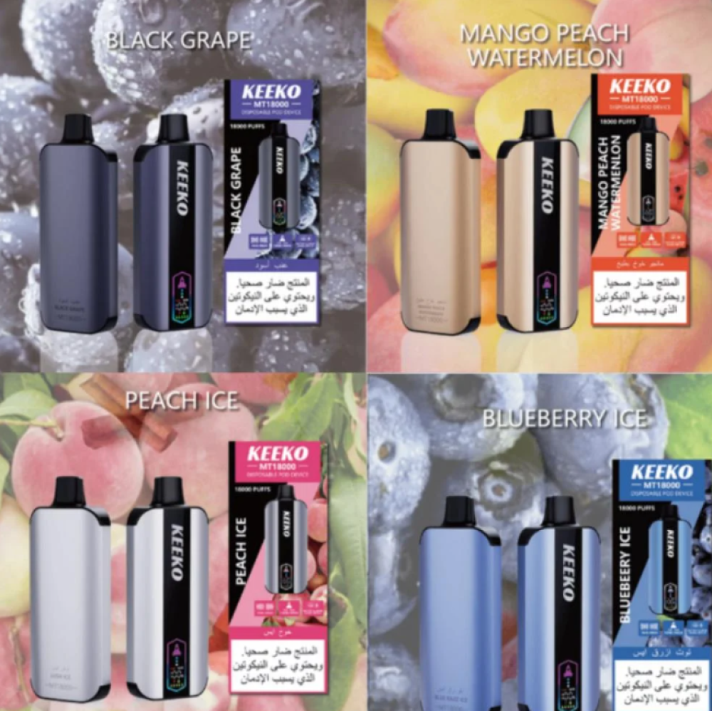 سحبة كيكو فيب 18000 موش KEEKO VAPE MT 18000 PUFFS