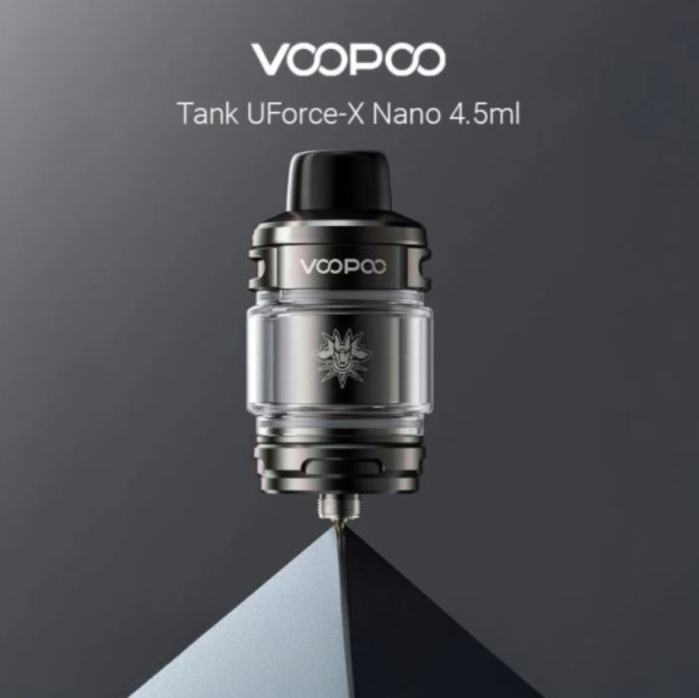 تصميم مريح في اليد تانك يو فورس اكس من فوبو Voopoo Uforce-X Nano Tank