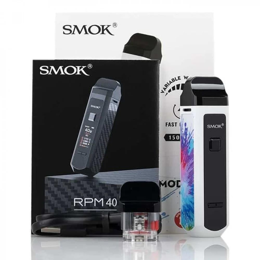 صورة جهاز سحبة شيشة ار بي ام 40 SMOK RPM40 Kit – شاشة 40 واط وبطارية 1