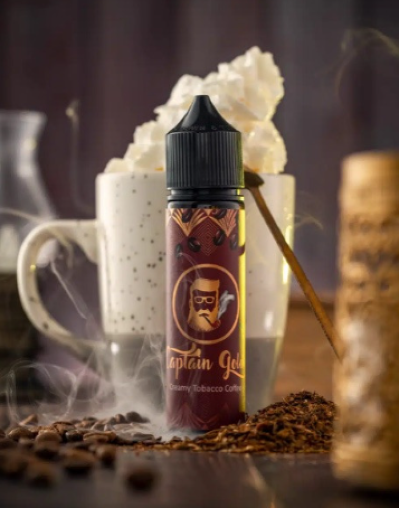 تصميم مريح في اليد نكهة كابتن جولد كريمة توباكو قهوة Captain gold Creamy Tobacco Coffee