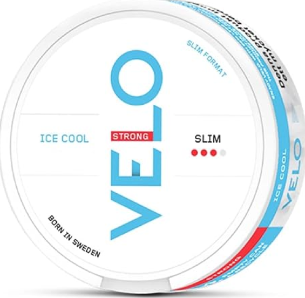 Portable & Lightweight اظرف نيكوتين فيلو نعناع ايس قوي VELO ice cool Strong