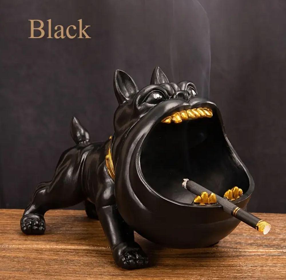Decorative ashtray, a work of art in the shape of a dog | Zero