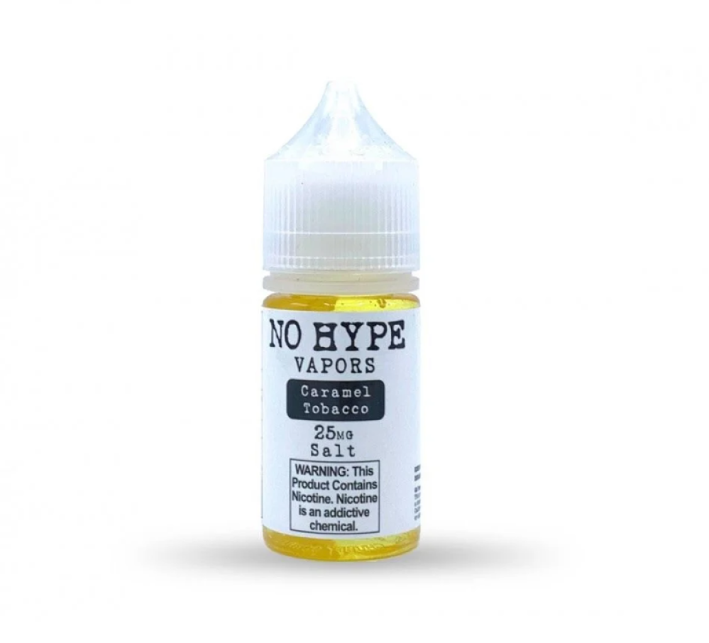 NO HYPE Caramel Tobacco Salt Nicotine Flavor - Vape Saudi Arabia - Original  Devices Flavors