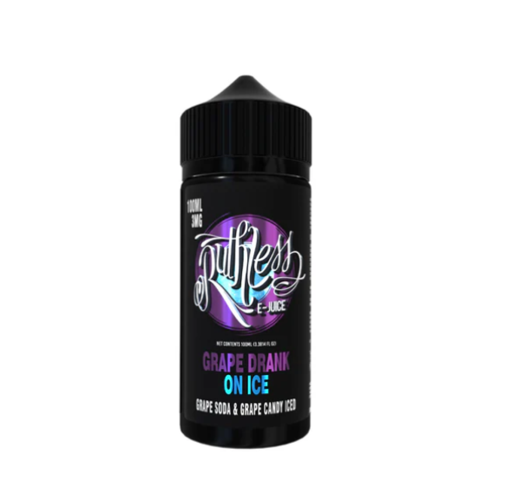 Portable & Lightweight نكهة فيب روثلس عنب بارد ايس 120 مل Ruthless Grape Drank ICE