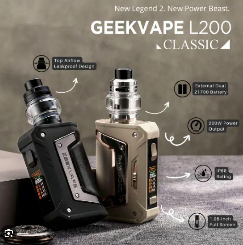 geekvape aegis legend 2 kit L200 Classic Geek Bar Mate 60k Pod geek bar flavors explained Flavours:Purple Edition