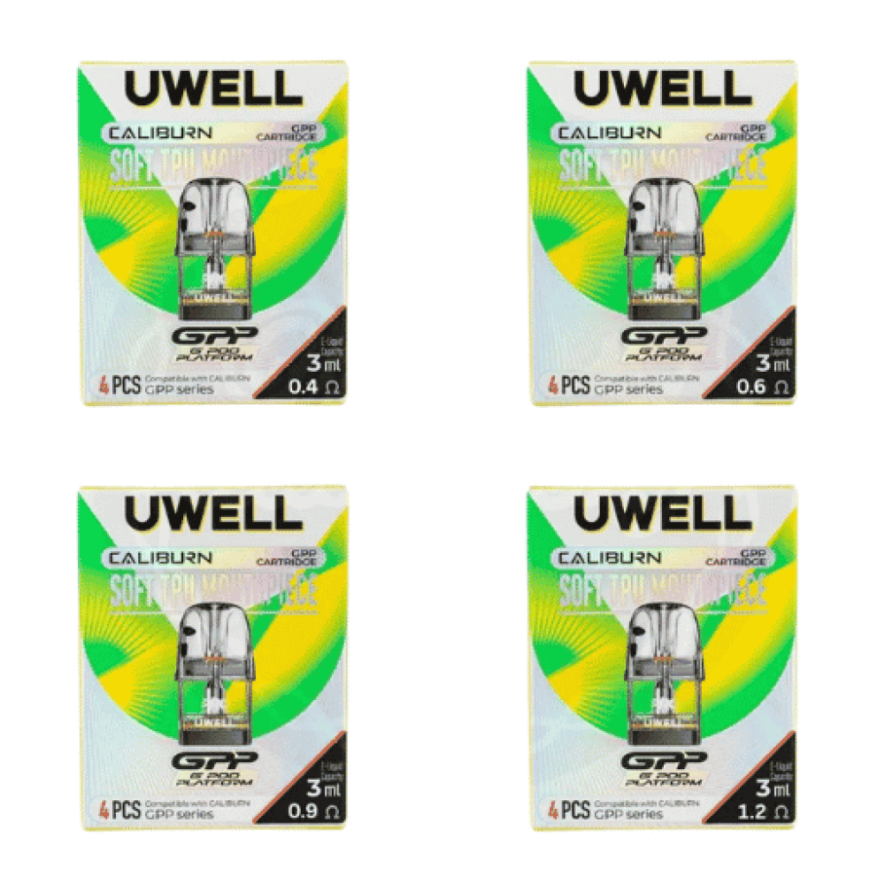 بودات GPP يو ويل كاليبرن Uwell Caliburn G3, G4 & G5 GPP Replacement Pods