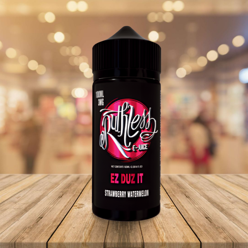 Vast Endurance نكهة فيب روثلس بطيخ فراولة 120 مل Ruthless Ez Duz It