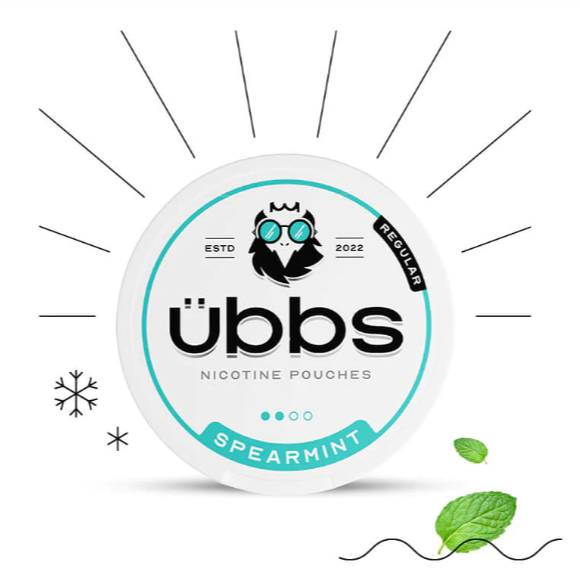 Portable & Lightweight اوبس اظرف نيكوتين نعناع ÜBBS SPEARMINT NICOTINE POUCHES