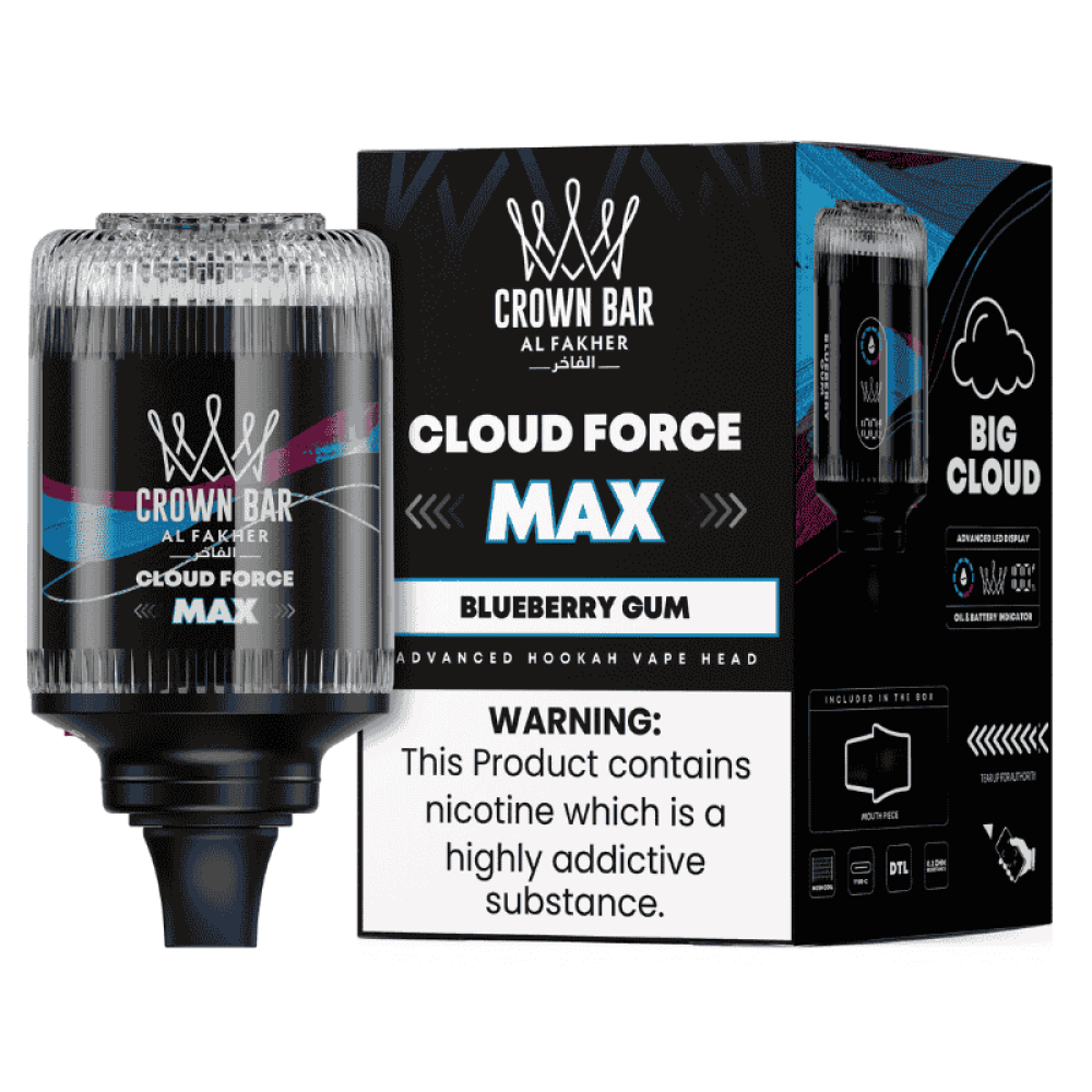 خفيف وسهل الحمل راس فيب للشيشة التقليدية – Al Fakher Cloud Force Max 50K