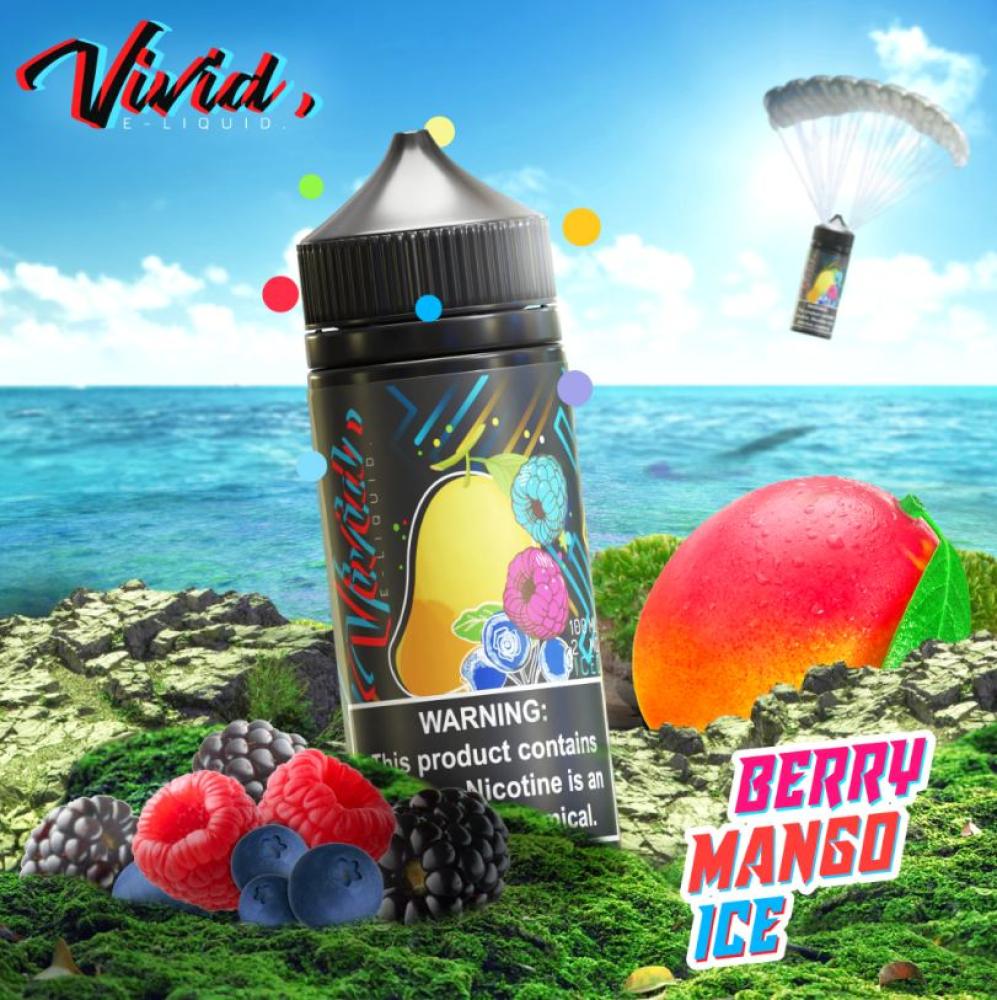 mango berry vape juice VIVID ice 100ml Add On Free 100ML Liquid:Chuckleberry 100ML VU9 (+£0.00) Nicotine-free VUSE Pods Explained |