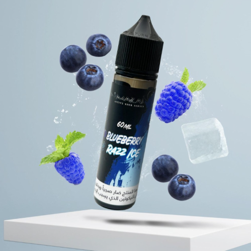 نكهة فيب مزاج بلوبري راز ايس Mazaj Blueberry Razz Ice Vape