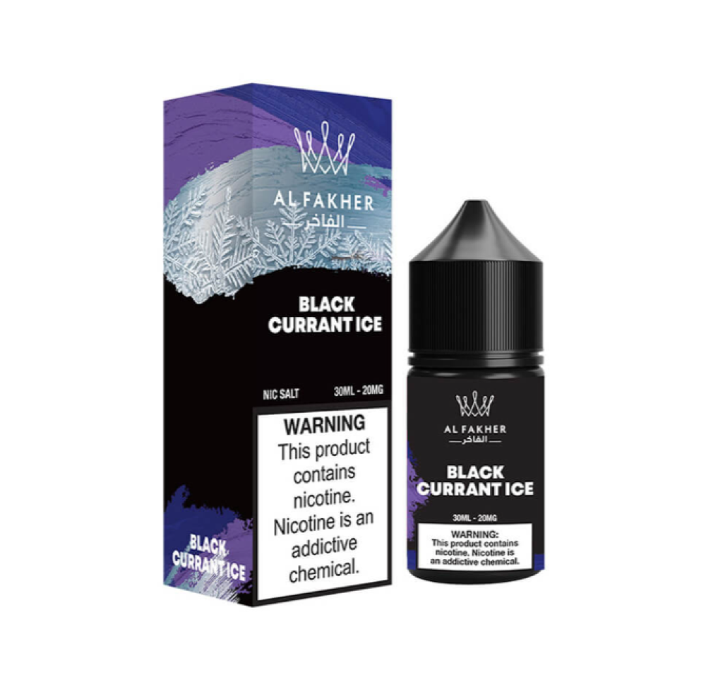 Ergonomics نكهة سولت الفاخر كشميش اسود منعش AL Fakher Black Current Ice Salt